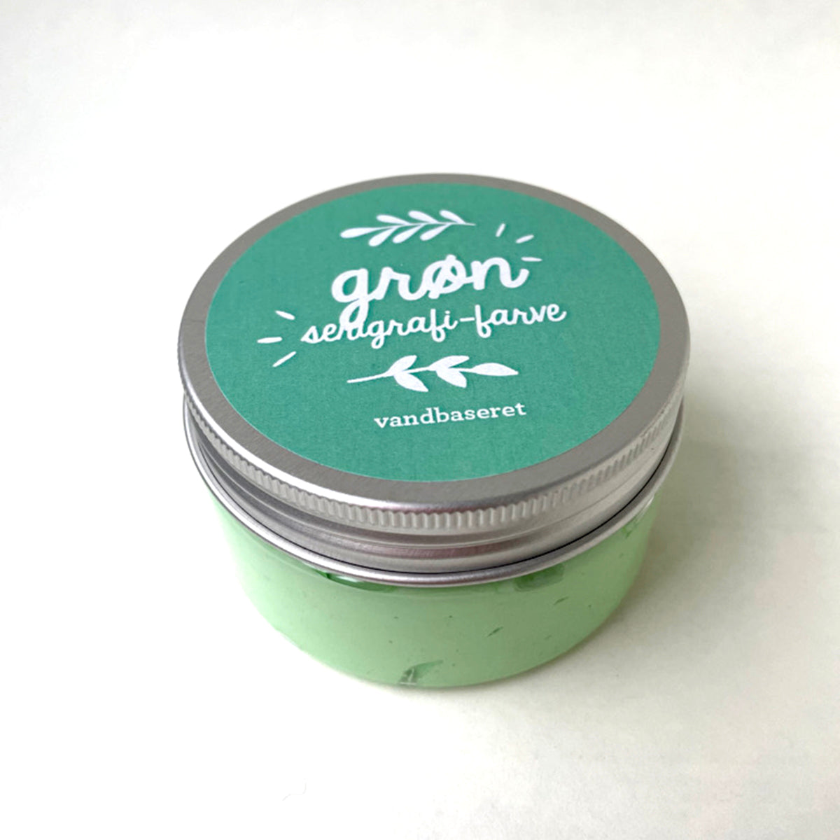 Grøn serigrafi-farve, 100 ml