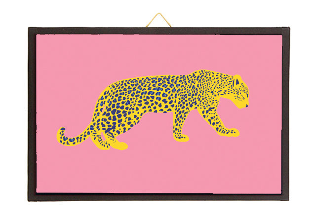 LEOPARD YELLOW/BLUE/PINK