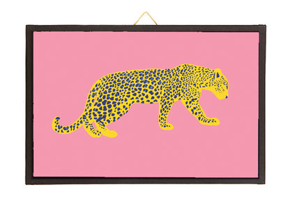 LEOPARD YELLOW/BLUE/PINK