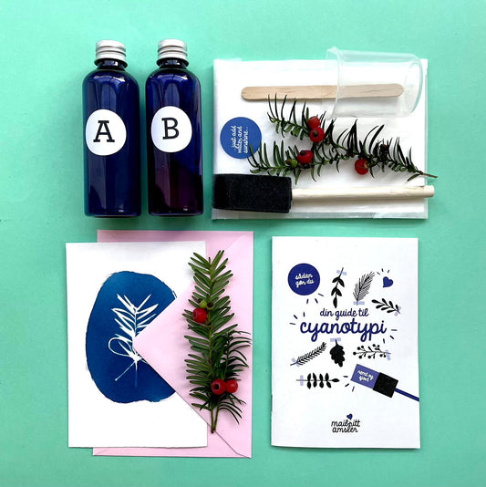 Lav dine egne gavemærker med cyanotypi