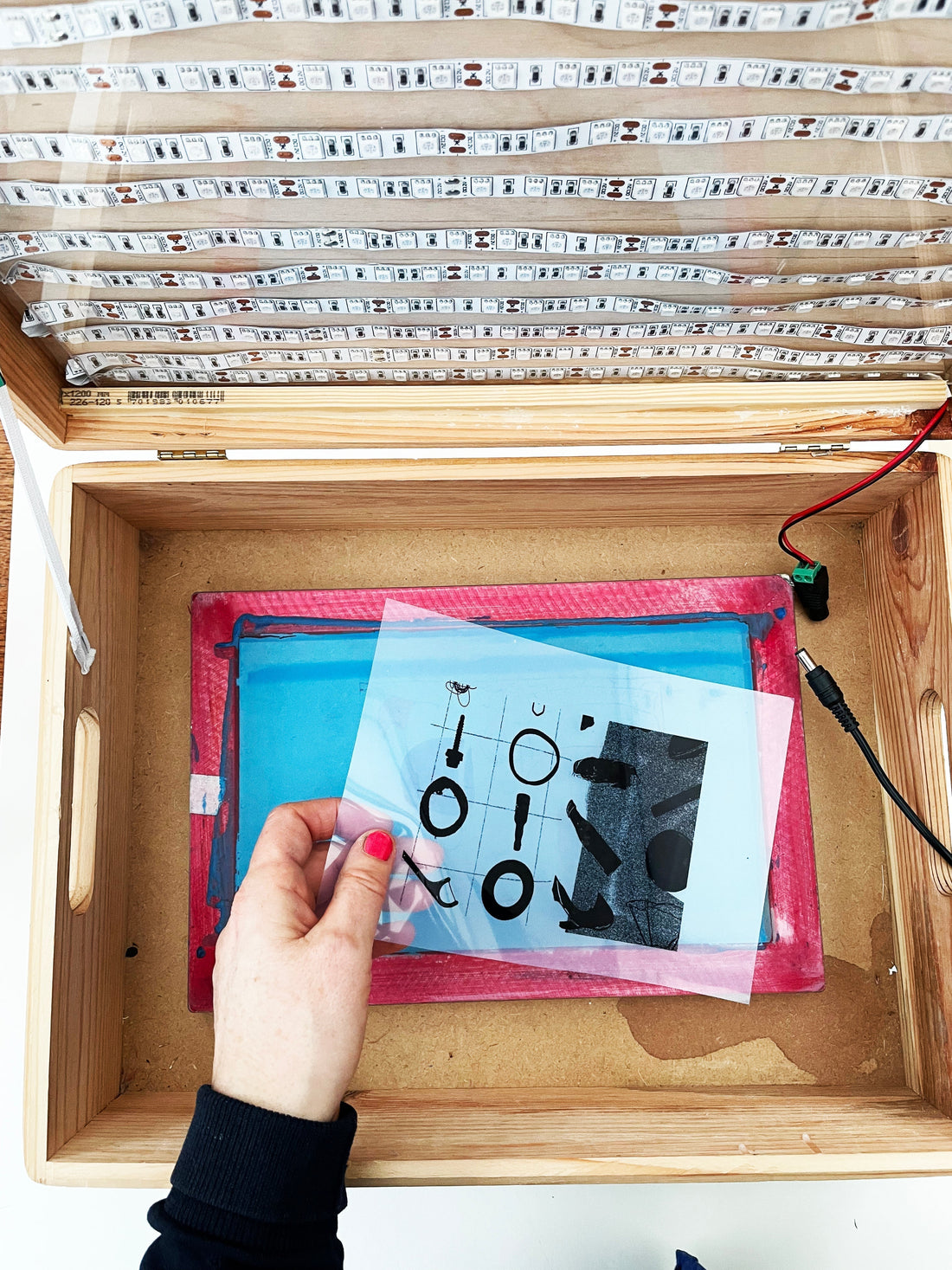 Sådan belyser du nemt dine serigrafirammer - og renser dem igen