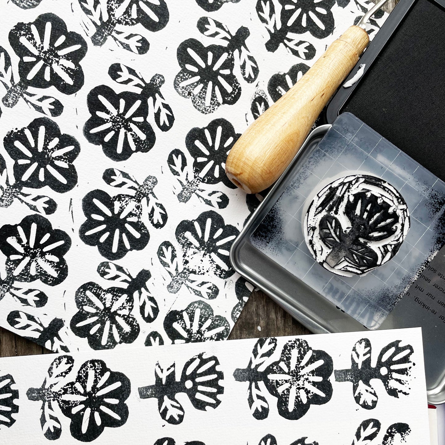 KURSUS: BLOKTRYK OG MØNSTERUDVIKLING