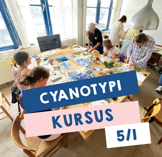 Kursus: Cyanotypi / Søndag 5. januar 2025 kl. 13.00 - 16.00