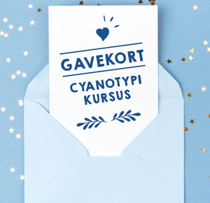 Gavekort til cyanotypi kursus