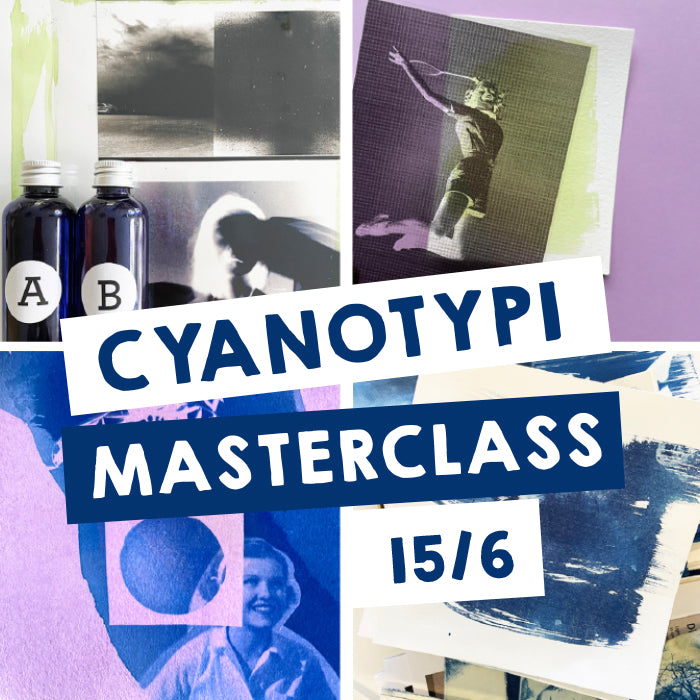 NYHED!!Masterclass: Cyanotypi /Søndag den 15. juni 2025 kl. 10.00 - 16.00