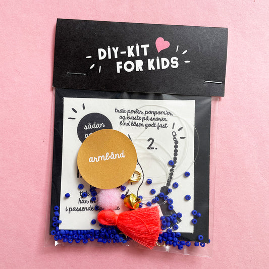 DIY-KIT / MAKE YOUR OWN BRACELET (PINK+GOLD)