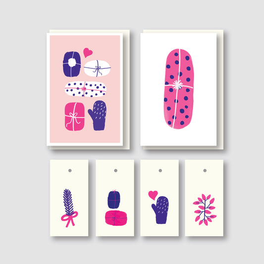 POSTCARD/GIFT-TAGS RISOGRAPHY